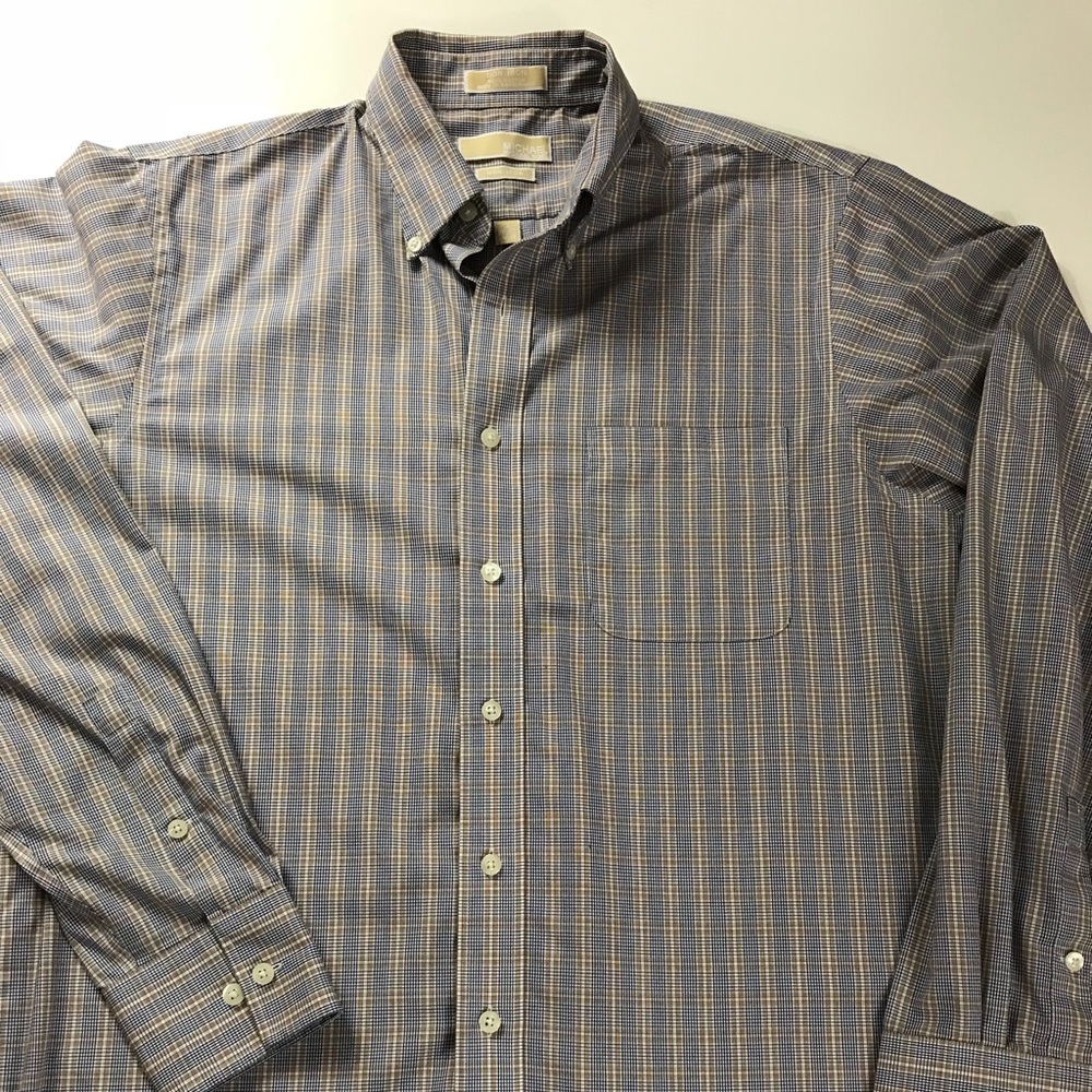 Michael Kors No Iron button down dress shirt Mens